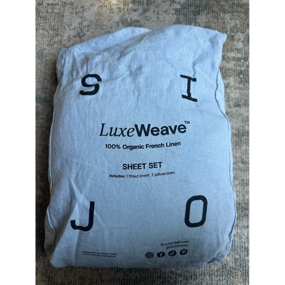 Sijo French Linen Sheet Set Size Queen